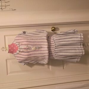 Rails Dress L Linen and Rayon Sleeveless Mini